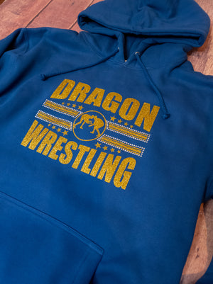 Dragon Wrestling Classic Rhinestone Hoodie