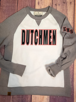 Dutchmen EHS Gray League Crewneck - Ladies Fit