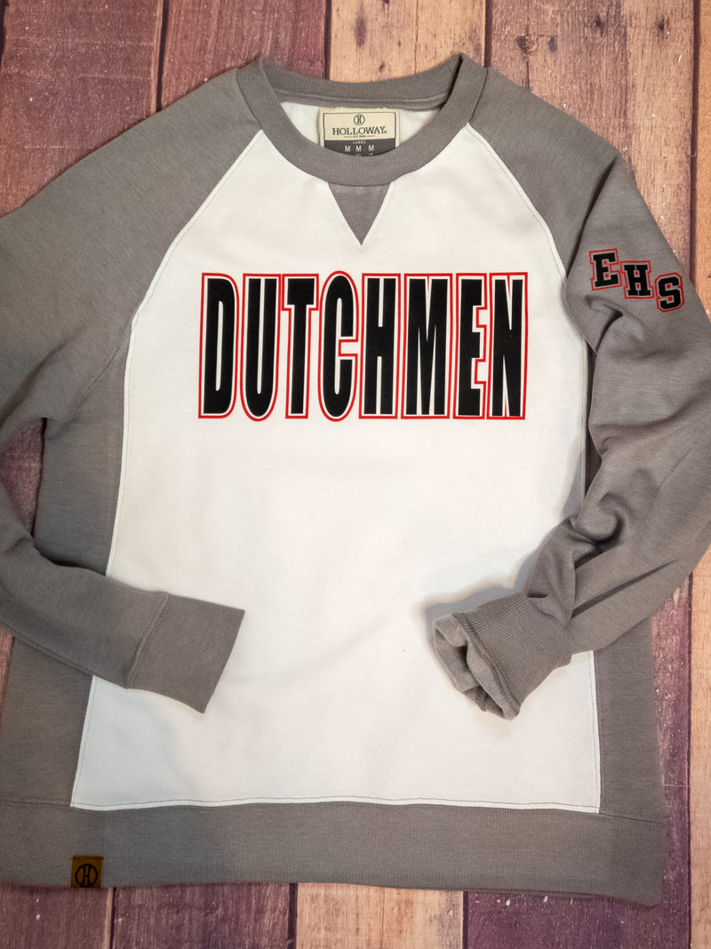Dutchmen EHS Gray League Crewneck - Ladies Fit