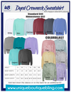 Panthers Rhinestone Colorblast Crewneck Sweatshirt
