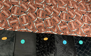 Football MVP Fleece Blanket - Choose backing & size