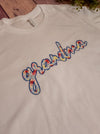 Floral Grandma White Tee