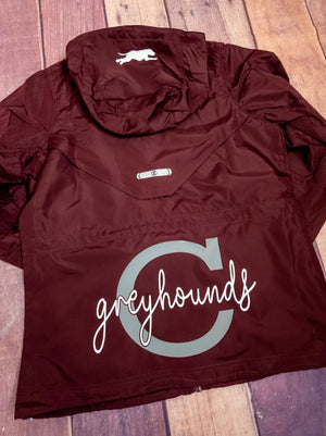 Greyhounds C Maroon Lightweight Jacket