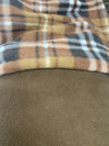 Brown Plaid Fleece Blanket