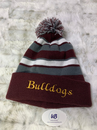 Bulldogs Pom Beanie Hat