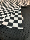Checkered Plaid Fleece Blanket ~ Choose Minky Backing Color - 2 Sizes