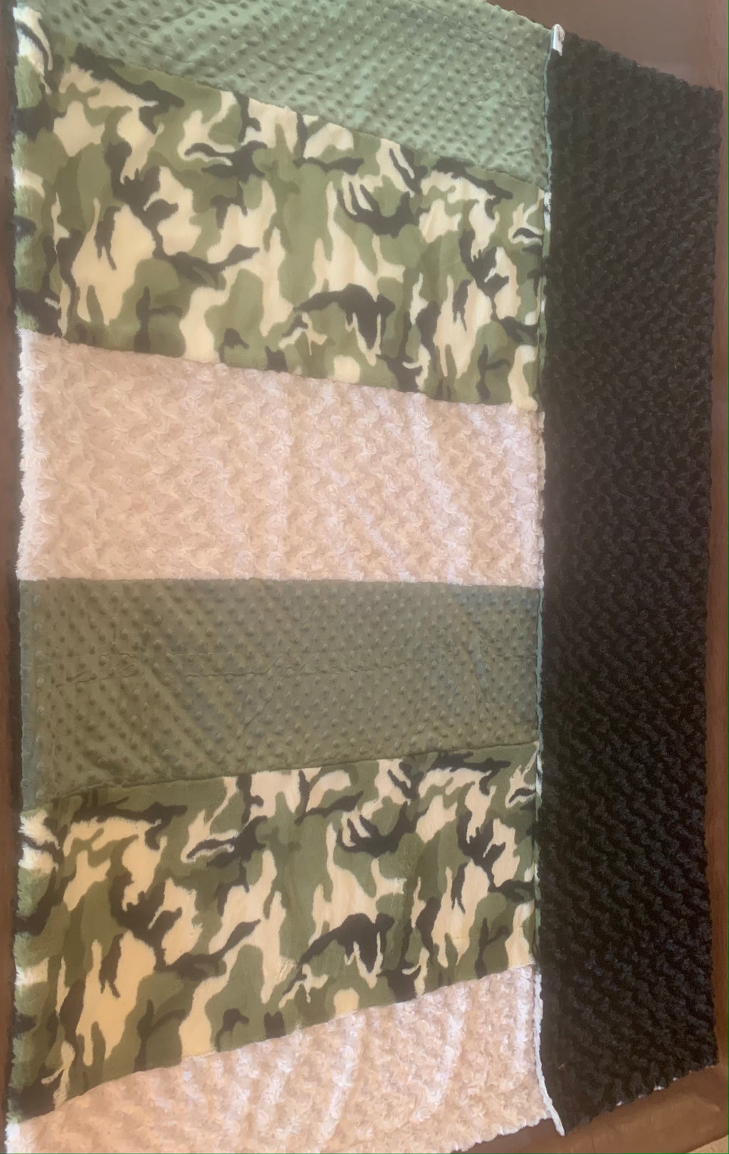 Camouflage Minky - Minky Cuddle Blanket