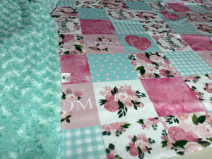I Love Mom Minky Blanket Choose from MANY backing options in 3 sizes