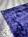 Purple Snowy Owl Minky w/ Purple Minky Blanket - Baby Size to King Size