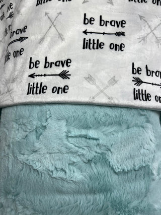 Be Brave Little One - Small & Throw Size Blankets