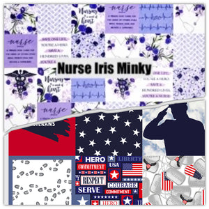 Create A Custom Hero Blanket or Comforter *Many Options * Police, Fire Fighter, Nurse, Paramedic, Mom, Veteran