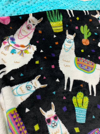 Llama Minky Blanket