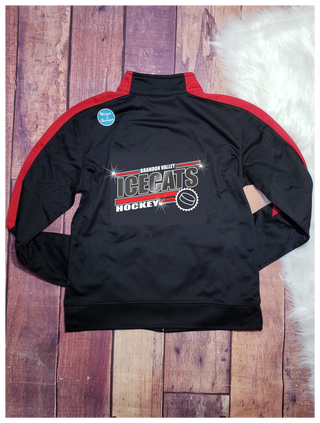 IceCats Hockey Full Zip Jacket - Matte Or Rhinestones