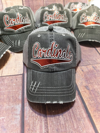 Cardinals Rhinestone Trucker Hat - More Options