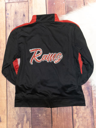 Rams Rhinestone Full Zip Jacket