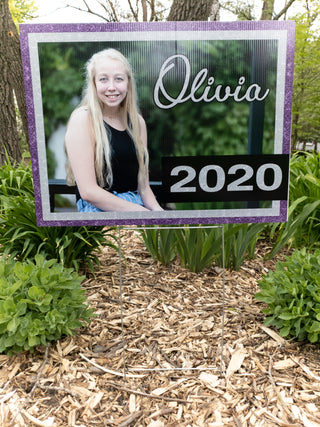 Personalized Grad Yard Sign