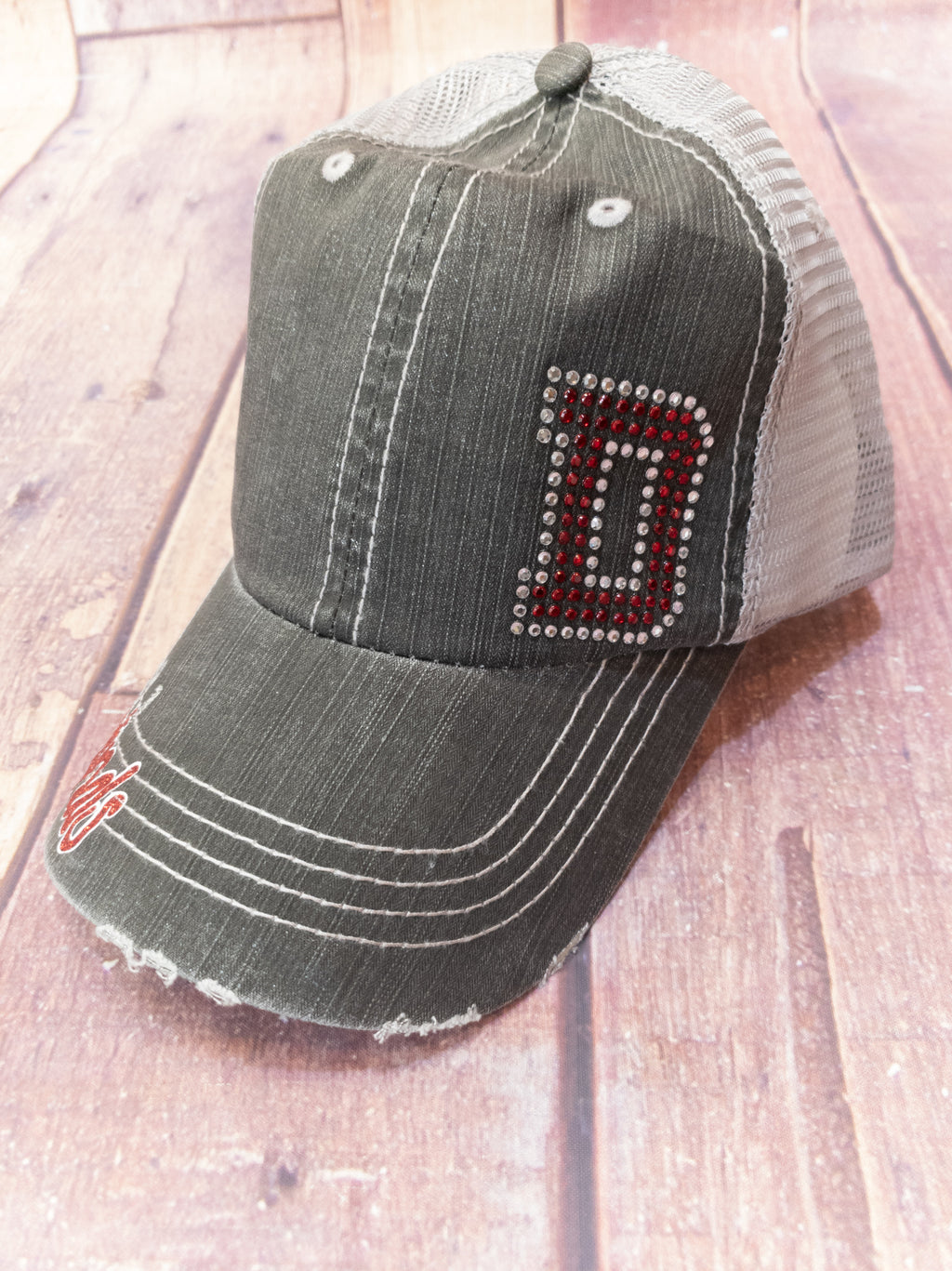 Cardinals D Rhinestone Trucker Hat