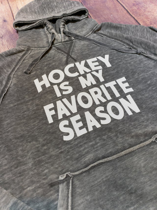 Hockey Is My Favorite Season Fleece Hoodie