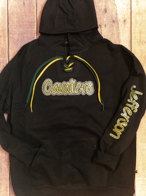 Cavaliers Jefferson Rhinestone Lace-Up Hoodie