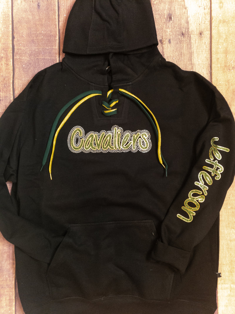 Cavaliers Jefferson Rhinestone Lace-Up Hoodie