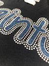 Saints St. Peter Rhinestone Lace-Up Hoodie