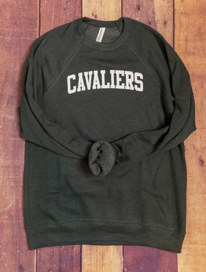 Cavaliers Athletic Forest Green Crewneck Sweatshirt