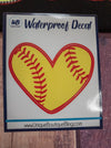 Softball Love Decal