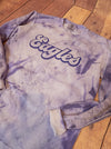 Eagles Violet Colorblast Crewneck Sweatshirt