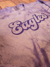 Eagles Violet Colorblast Crewneck Sweatshirt