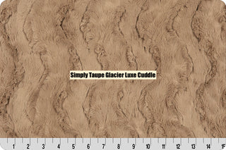 Alpine Brown / Taupe Double Sided Minky Blanket - 6 sizes