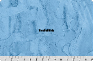 Blue Camo Luxe Minky w/ Blue Hide Luxe Blanket - Choose Size