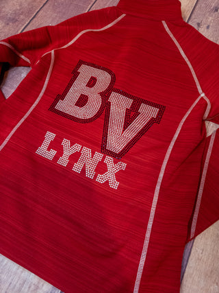 Lynx BV Rhinestone Red Pullover