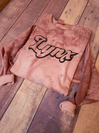 Lynx Clay Colorblast Crewneck Sweatshirt