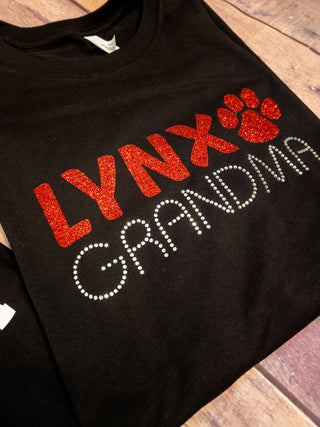 Lynx Grandma Rhinestone Tee