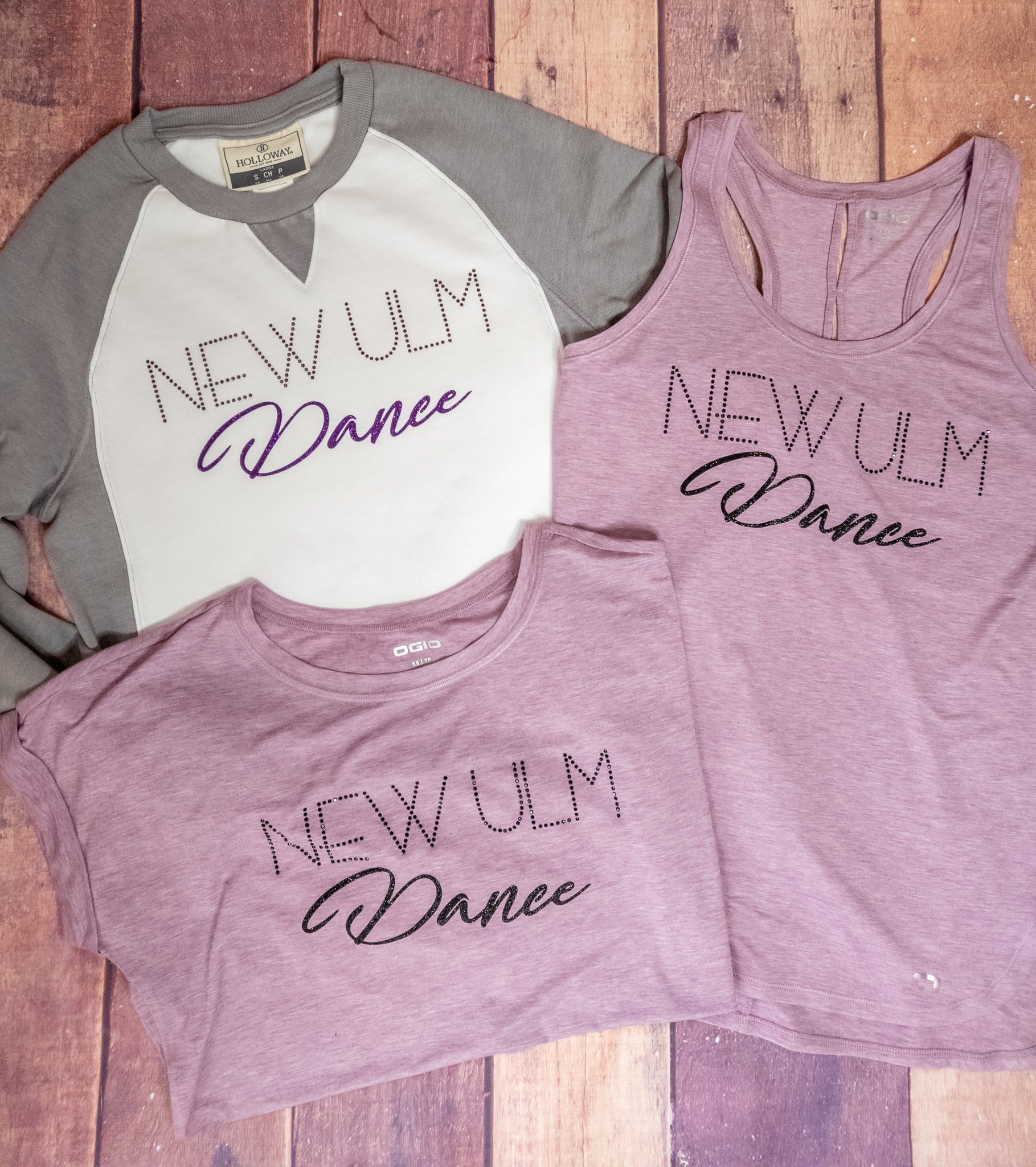 New Ulm Dance Rhinestone Purple Jersey Tee – Unique Boutique