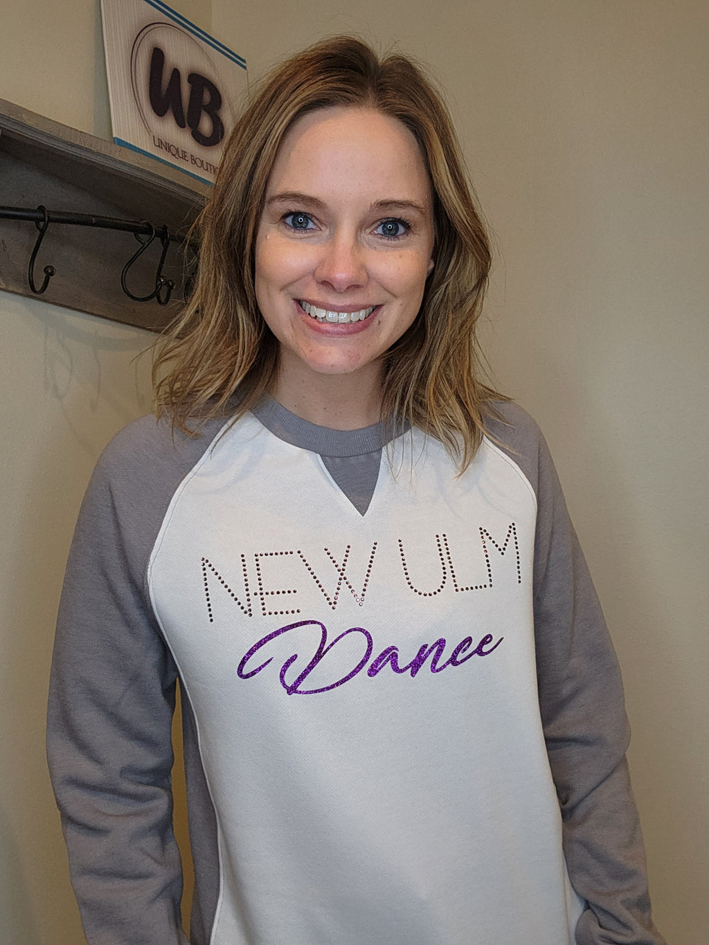 New Ulm Dance Rhinestone League Crewneck