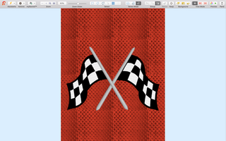 Checkered Plaid Fleece w/Embroidered Checkered Flags Blanket ~ Choose Minky Backing Color - 2 Sizes