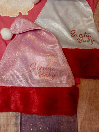 Santa Baby Sparkle Santa Hat