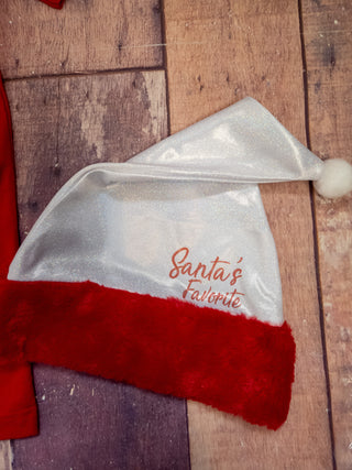 Santa's Favorite Sparkle Santa Hat