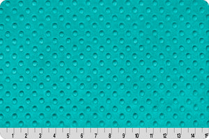 Teal Flowers Blooms Minky Blanket - Baby Size to King Size & Pillow Covers with Teal Minky