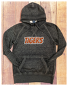 Tigers Orange and White Rhinestone Fleece Hoodie
