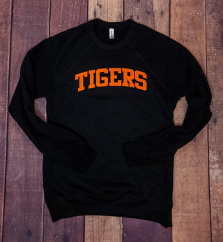 Tigers Athletic Black Crewneck Sweatshirt