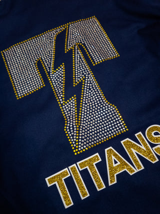 Titans Rhinestone Full Zip Jacket