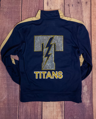 Titans Rhinestone Full Zip Jacket