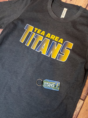 Titans Tea Area Navy Tee