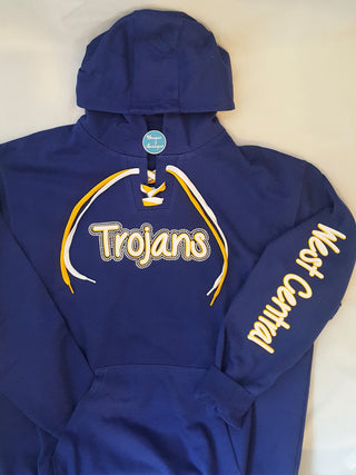 Trojans West Central Rhinestone Lace-Up Hoodie
