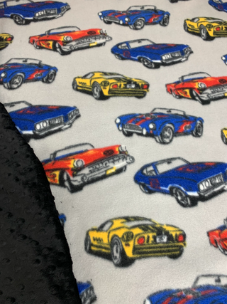 Classic Cars Blanket - Choose from 4 backing options!
