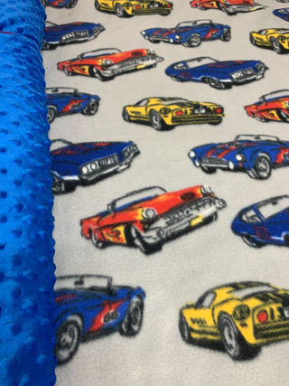 Classic Cars Blanket - Choose from 4 backing options!
