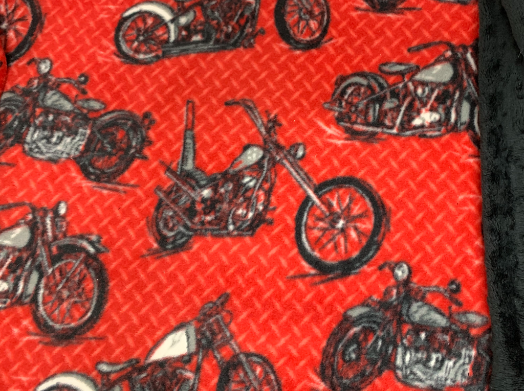 Red Motorcycle Blanket