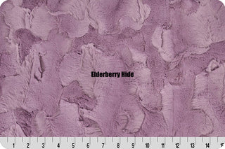 Light Purple Snowy Owl Minky w/ Elderberry Hide Blanket - Ready To Ship